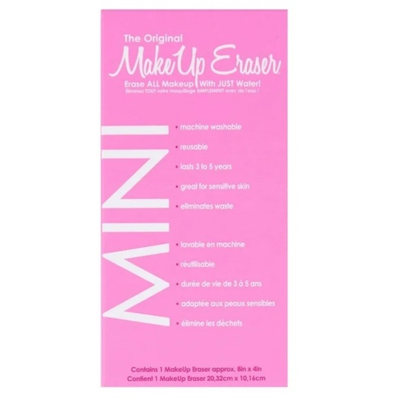 NWT Makeup Eraser Mini MakeUp Eraser in Mini Pink - Picture 2 of 5